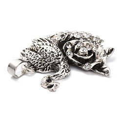 Кулон со стразами из сплава PALLOY-P237-01AS