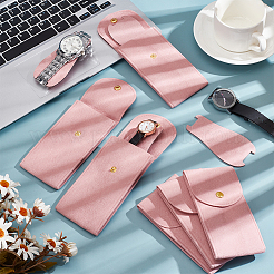 6 комплект прямоугольных бархатных мешочков для хранения часов ABAG-NB0002-09