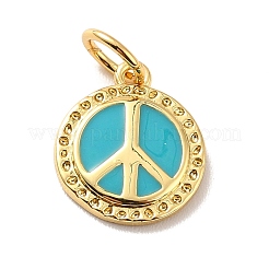 Подвески из латуни с эмалью в стойку KK-M230-17G