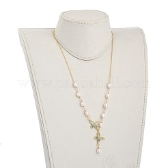Ensemble de bijoux en zircone cubique micro pavé en laiton papillon&nbsp;SJEW-JS01124
