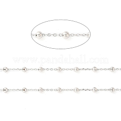 Антикоррозийное родиевое покрытие 925 стерлингового серебра спутниковые цепи STER-F052-11P