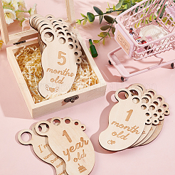 Знак объявления новорожденного ребенка&nbsp;AJEW-WH0258-270