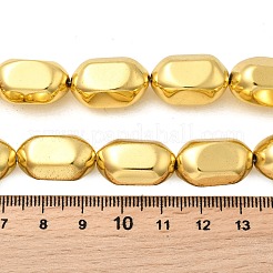 Стеклянные бусины с гальваническим покрытием &nbsp;EGLA-F166-17