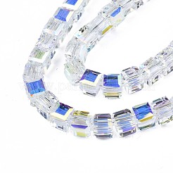 Гальванизируйте прозрачное стекло бисер нитей&nbsp;EGLA-N002-17A-B01