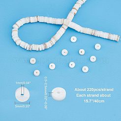 Shell perle d'acqua dolce fili&nbsp;BSHE-NB0001-16