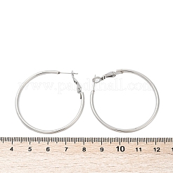 Orecchini a cerchio in acciaio inossidabile 201 anti-ossidazione&nbsp;EJEW-F188-24P-B