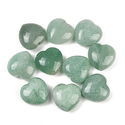 Натуральный зеленый авантюрин сердце любовь камень G-L533-08