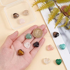 1 нить бусин из натуральных и синтетических смешанных драгоценных камней G-OC0004-78