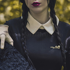 6 шт. брошь из цинкового сплава в виде скелета на Хэллоуин&nbsp;JEWB-FH0002-37AG