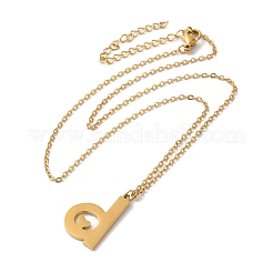 Colliers pendentifs en acier inoxydable 304&nbsp;LS-NJEW-H036-02G-D