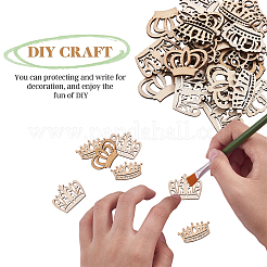 Незавершенные украшения из дерева WOOD-CJ0001-47