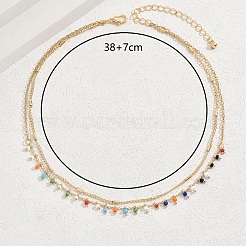 Разноцветные пластиковые рисовые бусины с кисточками OC5702