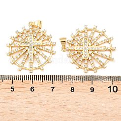 Латунные микро проложить кубического циркония подвески&nbsp;KK-C162-103B-G