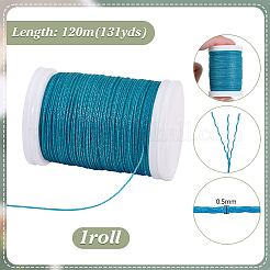 Cordón de poliéster encerado&nbsp;YC-WH0018-01F