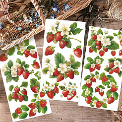 3 лист 3 стиля ПВХ водонепроницаемые декоративные наклейки&nbsp;DIY-WH0404-461