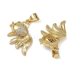 Латунные микро проложить кубического циркония подвески KK-I358-064G-02