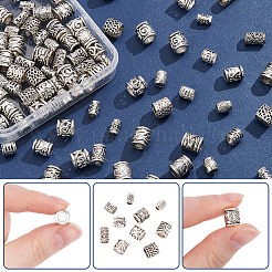 100 pz 10 stili perline in lega di zinco stile tibetano&nbsp;FIND-SP0005-90