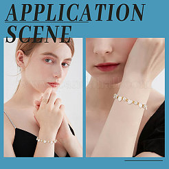 3 нить бусин из натуральных пресноводных ракушек&nbsp;SHEL-CN0001-01