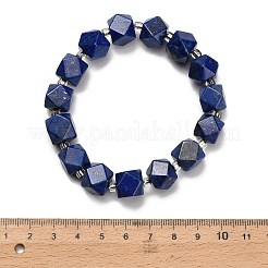 Природные лазурит бисером растянуть браслеты&nbsp;BJEW-F523-05