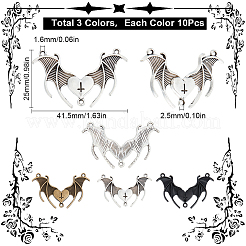 30 шт. 3-цветные литые компоненты люстры соединения FIND-SC0006-89