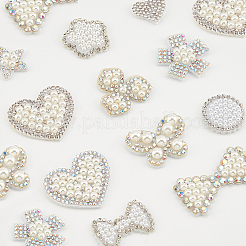 48 Stück 12 Stil Vliesstoff Ornament Zubehör&nbsp;DIY-AR0002-27