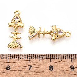 Латунные микро проложить кубического циркония подвески&nbsp;KK-N263-80G