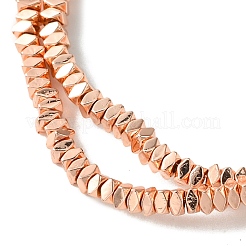 Fili di perline di ematite sintetica non magnetica elettrolitica&nbsp;G-I360-T01-03