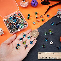 100 set di puntine da disegno in plastica e ferro&nbsp;AJEW-PH01593