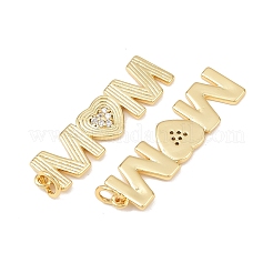 Латунные микро проложить кубического циркония подвески&nbsp;KK-P339-10G