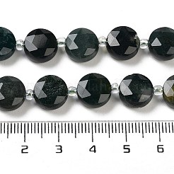 Природные моховой агат бисер нитей G-NH0010-C01-01