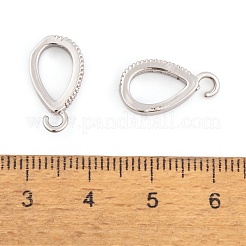 Ионное покрытие (ip) латунные подвески с микро-покрытием из прозрачного кубического циркония&nbsp;KK-O146-04P