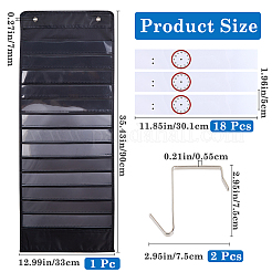 Карманный график ежедневного расписания из оксфордской ткани AJEW-WH0314-190