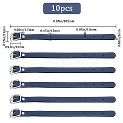 Correas de equipaje ajustables de cuero de vaca&nbsp;AJEW-WH0007-11A