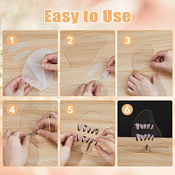 4 комплект акриловых стендов для демонстрации дизайна ногтей ODIS-DC0001-06