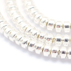 Гальванизировать немагнитных синтетический гематит бисер пряди G-L485-04A-S