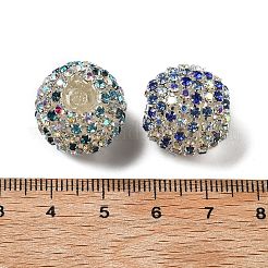 Сверкающие стеклянные стразы круглые бусины&nbsp;OACR-S048-01