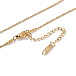 Ensemble de colliers avec pendentif en forme de cœur en acier inoxydable 304 plaqué ionique (IP)&nbsp;NJEW-G090-06G