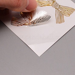 Autocollants d'étiquette cadeau en papier imperméable bowknot&nbsp;DIY-WH0258-85