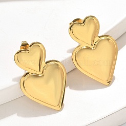 Серьги-гвоздики из нержавеющей стали 304 для женщин EJEW-U047-09G