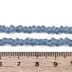 Матовые прозрачные стеклянные бусины&nbsp;LS-GLAA-N016-4mm-29