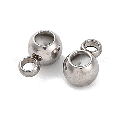 202 бусины из нержавеющей стали&nbsp;STAS-S151-02P-A