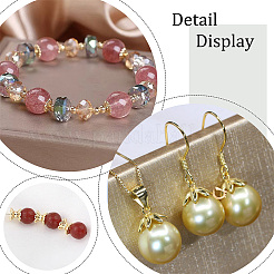 72 шт. 12 стилей латунных колпачков для бусин KK-AR0003-97