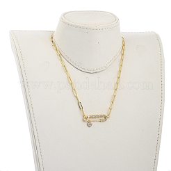 Colgante de latón micro pavé colgante de circonio cúbico&nbsp;NJEW-JN03035