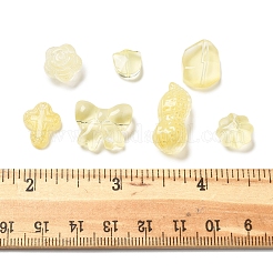 120 шт. 8 вида прозрачных стеклянных бусин-спрей GLAA-FS0002-28