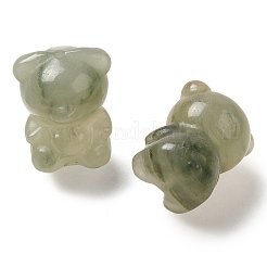 Perles sculptées en jade naturel&nbsp;G-P550-14C