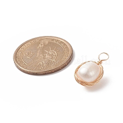 Подвески из натурального пресноводного жемчуга PALLOY-JF01979-02