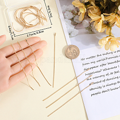 20 шт. латунная подвеска-цепочка в виде змеи с кисточками&nbsp;KK-BBC0013-66