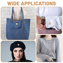 40 шт. плоские круглые кнопки с 2 отверстиями BUTT-CA0001-36LG