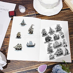 ПВХ пластиковые прозрачные штампы DIY-WH0439-0363