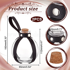 Пробковая бутылка с зельем темной магии&nbsp;AJEW-WH0415-80A